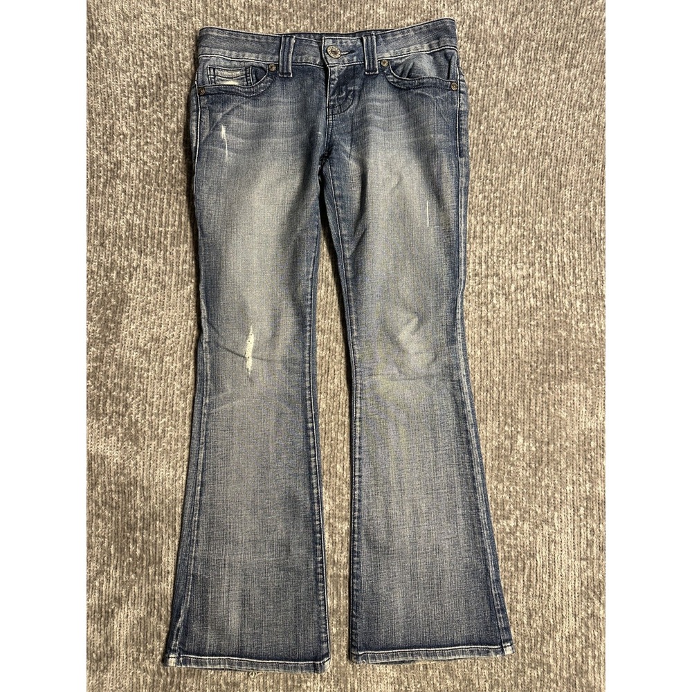 Guess Daredevil Bootcut Jeans Women's Size 27 Blue Medium Wash Denim